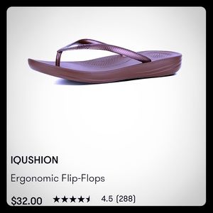 FitFlop Iqushion Ergonomic Bronze Size 5 NEW!!